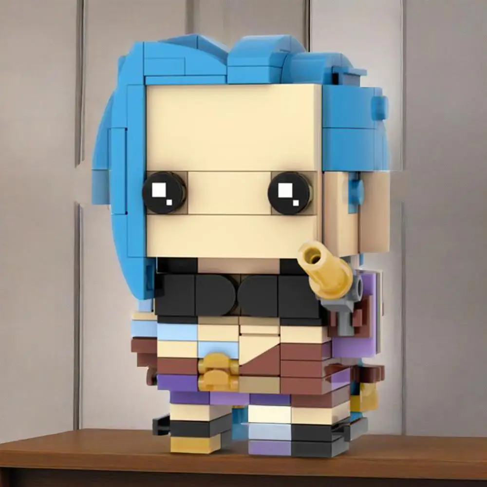 MOC Arcane Brickheadz Building Blocks Set – Jinx & Vi Anime Figure Collection, DIY Mini Model Bricks, Heroes Alliance Action
MOC Arcane Brickheadz Building Blocks Set – Jinx & Vi Anime Figure Collection, DIY Mini Model Bricks, Heroes Alliance Action