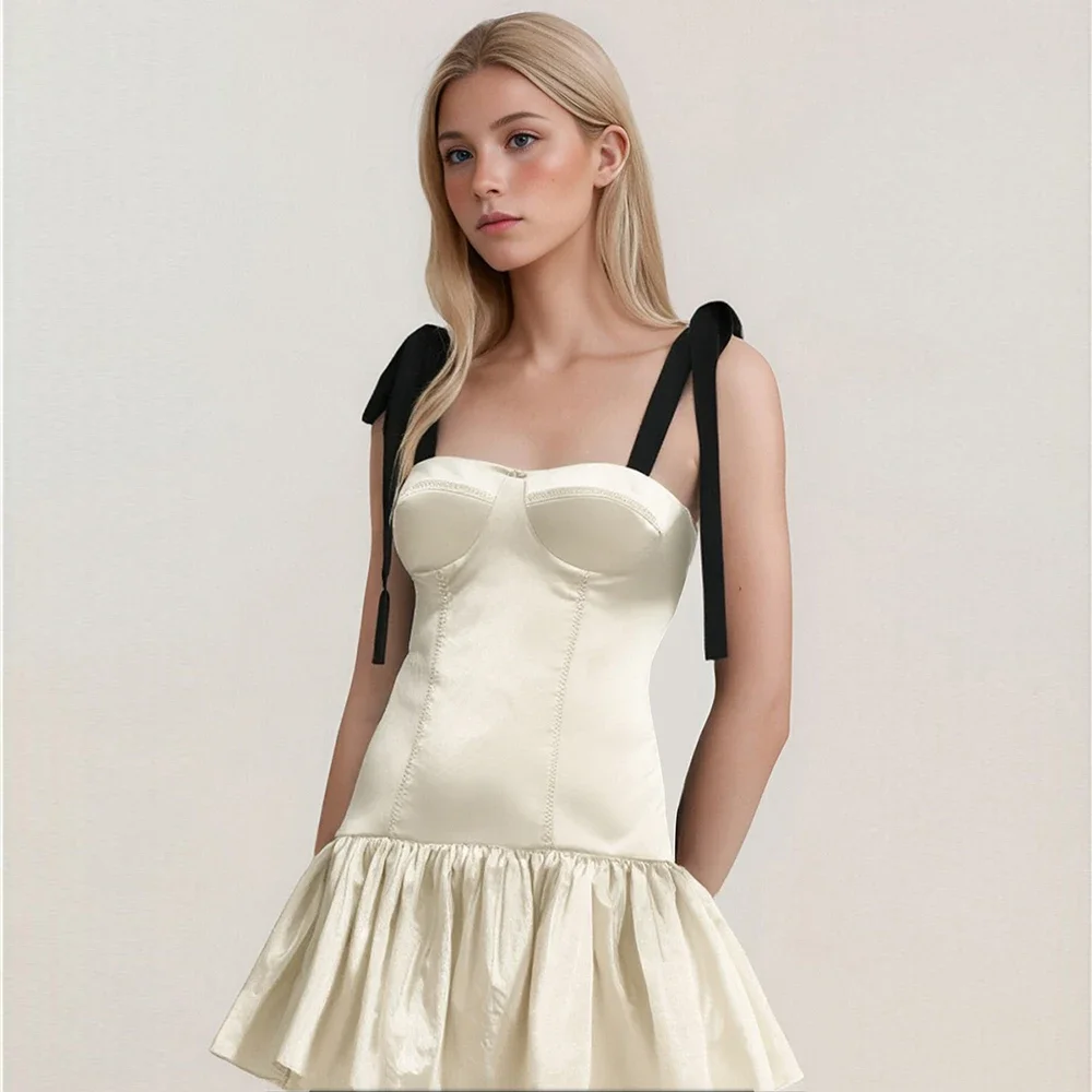 A-line Prom Dress Women Mini 2025 Spring Summer Dress Elegant Backless Sexy Style Party Dresses Sun-Kissed Beach Photoshoot Look
A-line Prom Dress Women Mini 2025 Spring Summer Dress Elegant Backless Sexy Style Party Dresses Sun-Kissed Beach Photoshoot Look