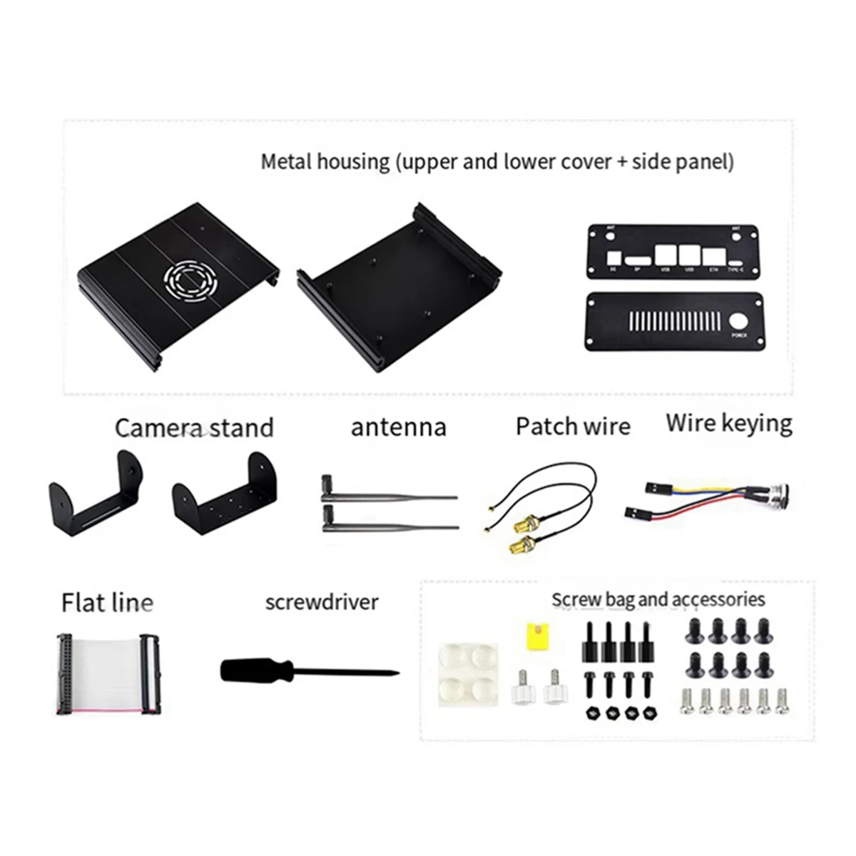 RISEN For Jetson Orin Nano NX Aluminum Enclosure Development Boards Portable Camera Stands Metal Case Enclosure
RISEN For Jetson Orin Nano NX Aluminum Enclosure Development Boards Portable Camera Stands Metal Case Enclosure