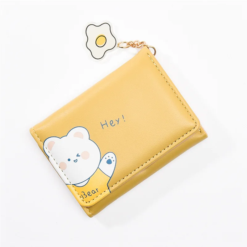 Korean Version Wallet Lady Cartoon Print Folding Wallet, PU Three Fold Fashionable Women's Wallet
Korean Version Wallet Lady Cartoon Print Folding Wallet, PU Three Fold Fashionable Women's Wallet