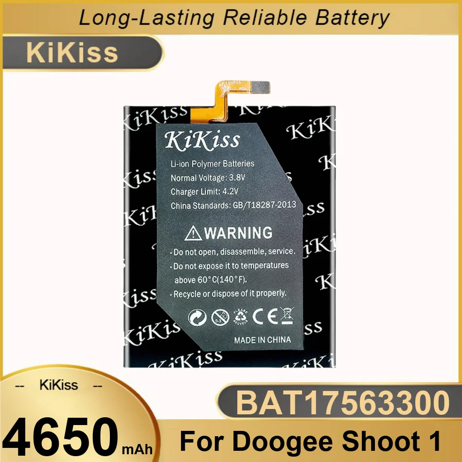Reliable Replacement 4650Mah BAT17563300 For Doogee Shoot 1 Battery 5.5 Inch Mobile Phone High-Capacity
Reliable Replacement 4650Mah BAT17563300 For Doogee Shoot 1 Battery 5.5 Inch Mobile Phone High-Capacity