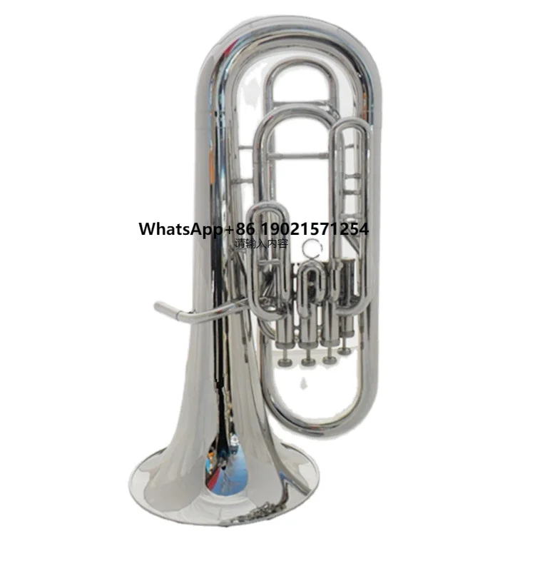 Four Vertical Keys on the Bass Tuba Brass Instrument B Flat Students Grade Professional Band Performance
Four Vertical Keys on the Bass Tuba Brass Instrument B Flat Students Grade Professional Band Performance