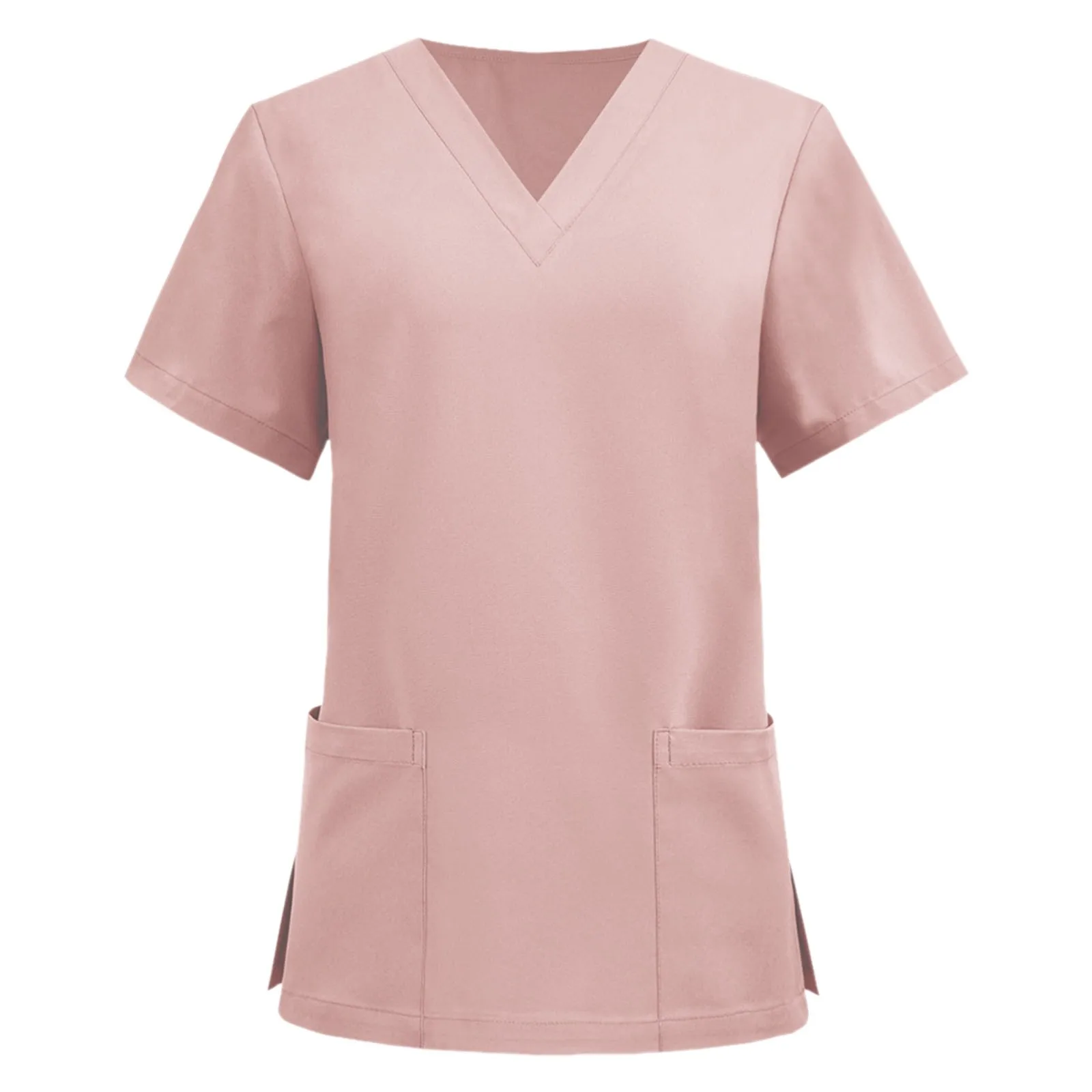 Women's V Neck Scrubs Short Sleeve Thin T Shirts Plus Size Stretch Short Sleeve V Neck Pattern Nurse Tops Womens Nursing Uniform 
Women's V Neck Scrubs Short Sleeve Thin T Shirts Plus Size Stretch Short Sleeve V Neck Pattern Nurse Tops Womens Nursing Uniform
