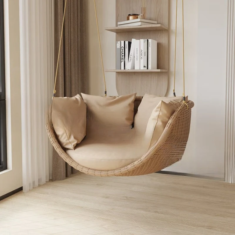 Подвесное кресло-корзина, плетеное кресло для дома и балкона, удобное сиденье из ротанга
Подвесное кресло-корзина, плетеное кресло для дома и балкона, удобное сиденье из ротанга