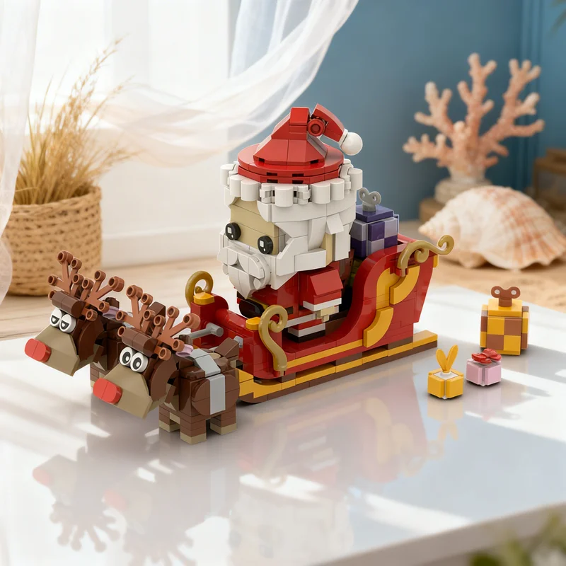 576pcs MOC Santa Claus Reindeers Sleigh Gifts Brickheadz Model Building Blocks Construction Toys Christmas Gifts Education Toy
576pcs MOC Santa Claus Reindeers Sleigh Gifts Brickheadz Model Building Blocks Construction Toys Christmas Gifts Education Toy