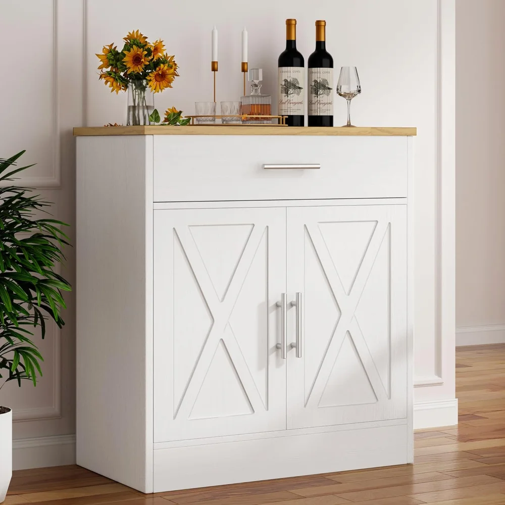 Storage Cabinet Farmhouse Sideboard Buffet Cabinet with Storage and Height Adjustable Shelf, Coffee Bar for Living Room
Storage Cabinet Farmhouse Sideboard Buffet Cabinet with Storage and Height Adjustable Shelf, Coffee Bar for Living Room