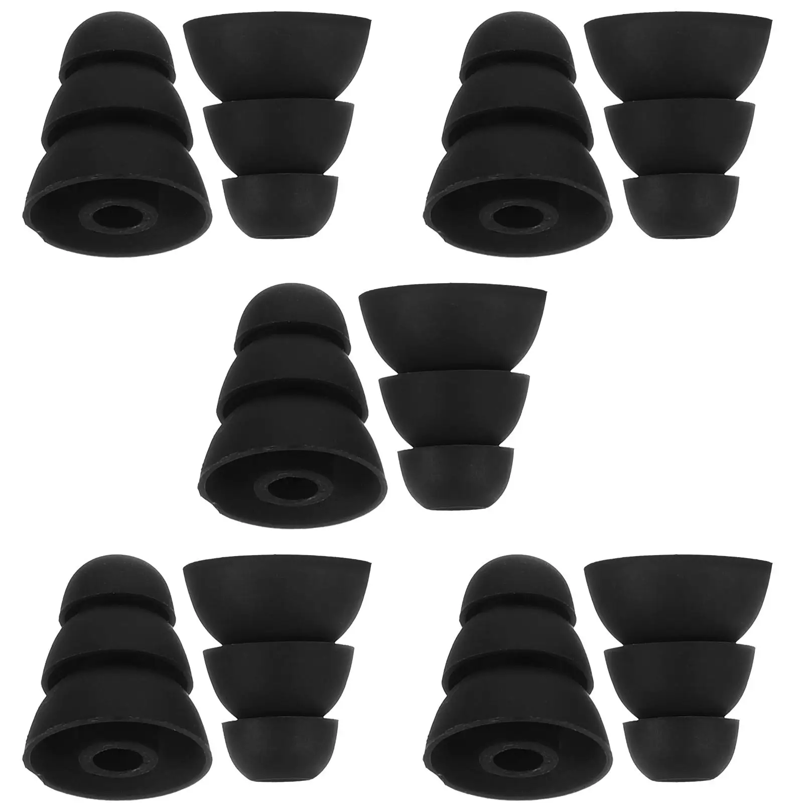 Silicone Earbud Tips 5 Pair Soft Comfortable High Elasticity Sound Isolating Design for Most Earphones MP3 Phone In Ear Style
Silicone Earbud Tips 5 Pair Soft Comfortable High Elasticity Sound Isolating Design for Most Earphones MP3 Phone In Ear Style