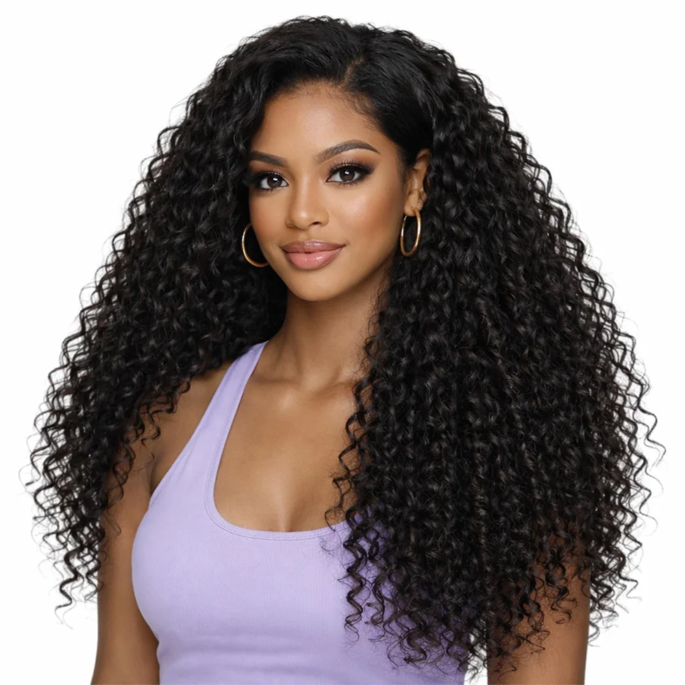 220% Density Half Wigs Human Hair Curly Wigs Upgrade 3 IN 1 Half Wig With Drawstring Seamless Clip Ins Flip Over 16-32 Inch Wigs
220% Density Half Wigs Human Hair Curly Wigs Upgrade 3 IN 1 Half Wig With Drawstring Seamless Clip Ins Flip Over 16-32 Inch Wigs