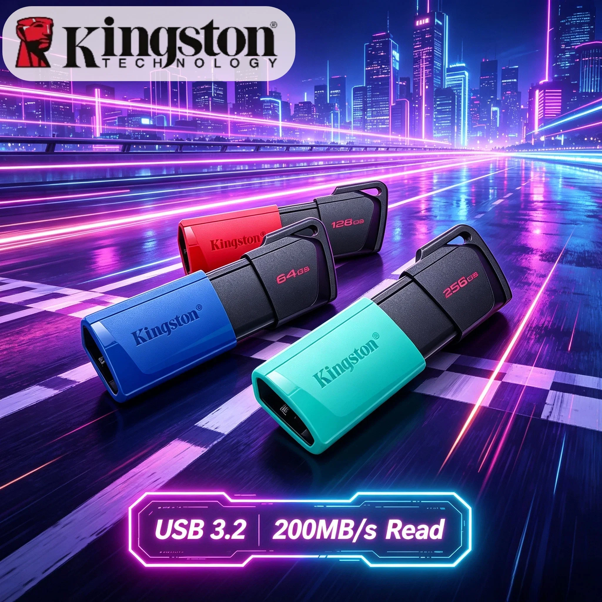 Kingston USB Flash Drive DTX 64GB 128GB 256GB USB 3.2 Gen 1 Original Pen Drive U Disk High Speed for PC Desktop
Kingston USB Flash Drive DTX 64GB 128GB 256GB USB 3.2 Gen 1 Original Pen Drive U Disk High Speed for PC Desktop