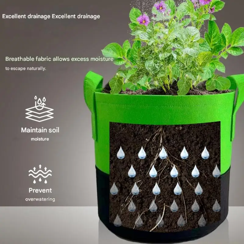 QX2E Multiple Color Fabric Plant Pots Perfect For Balcony Garden And Home Decoration
QX2E Multiple Color Fabric Plant Pots Perfect For Balcony Garden And Home Decoration