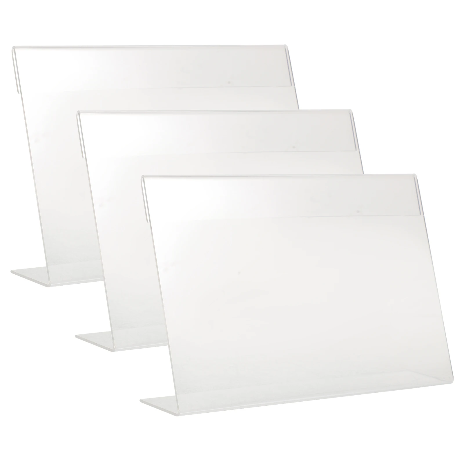 3pcs Acrylic Signage Holder L Shape Price Tag Stand For Store Retail Office Exhibition Multi-Function Display Accessories
3pcs Acrylic Signage Holder L Shape Price Tag Stand For Store Retail Office Exhibition Multi-Function Display Accessories
