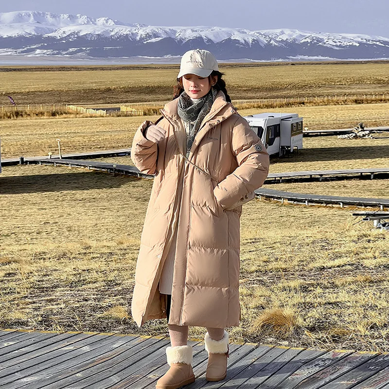 New Solid Color Long Straight Winter Coat Casual Women Parkas Clothes Hooded Stylish Winter Jacket Female Outerwear
New Solid Color Long Straight Winter Coat Casual Women Parkas Clothes Hooded Stylish Winter Jacket Female Outerwear