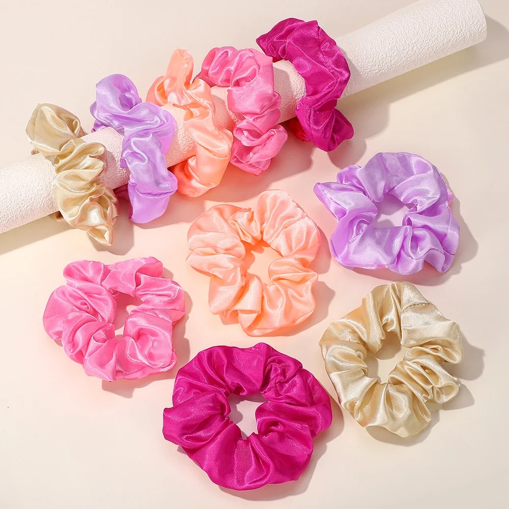 10pcs 4'' Elegant Pink Satin Large Scrunchie Elastic Hair Bands Women Girl 2025 Spring Ponytail Holder Headband Hair Accessories
10pcs 4'' Elegant Pink Satin Large Scrunchie Elastic Hair Bands Women Girl 2025 Spring Ponytail Holder Headband Hair Accessories