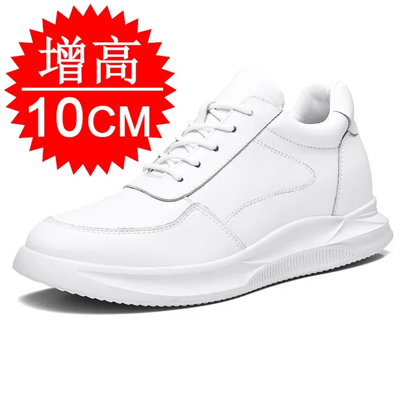 New Men's Invisible Height Increasing Elevator Shoes Gum Sole Premium Leather Lace-up Fashion Sneakers 8CM 10CM Taller
New Men's Invisible Height Increasing Elevator Shoes Gum Sole Premium Leather Lace-up Fashion Sneakers 8CM 10CM Taller