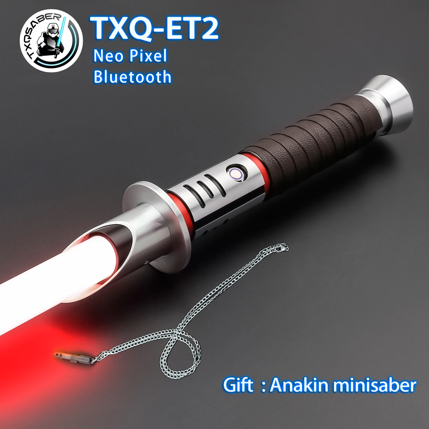 TXQSABER ET2 Lightsaber Metal Hilt Heavy Dueling Proffie 2.2 Light Sword SNV4 Neo Pixel Bluetooth SD Card Laser Cosplay Gift
TXQSABER ET2 Lightsaber Metal Hilt Heavy Dueling Proffie 2.2 Light Sword SNV4 Neo Pixel Bluetooth SD Card Laser Cosplay Gift