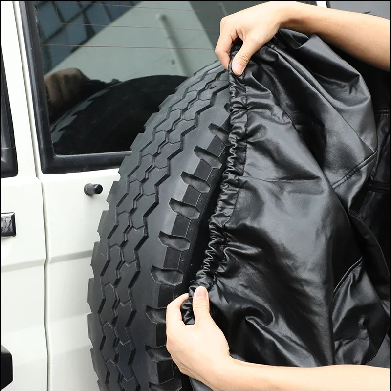 Full Wrap Spare Tire Cover for Toyota Land Cruiser 76 79 Series 2007-2025 PU Leather Weatherproof UV Protection Dustproof 1Pc
Full Wrap Spare Tire Cover for Toyota Land Cruiser 76 79 Series 2007-2025 PU Leather Weatherproof UV Protection Dustproof 1Pc
