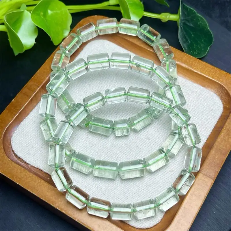 Natural Green Quartz Bucket Bead Bracelet Healing Reiki Crystal Man Woman Fengshui Jewelry Birthday Gift 1pcs
Natural Green Quartz Bucket Bead Bracelet Healing Reiki Crystal Man Woman Fengshui Jewelry Birthday Gift 1pcs