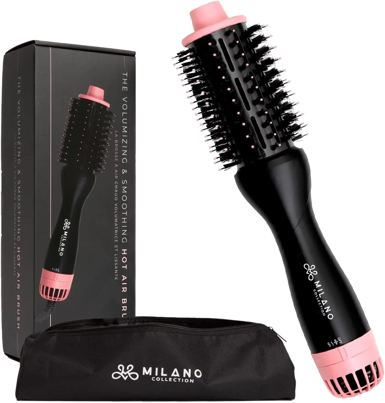 Hot Air Hair Brush Dryer for Wigs & Natural Hair, Quick Styling with Volume, Lightweight Round Barrel
Hot Air Hair Brush Dryer for Wigs & Natural Hair, Quick Styling with Volume, Lightweight Round Barrel