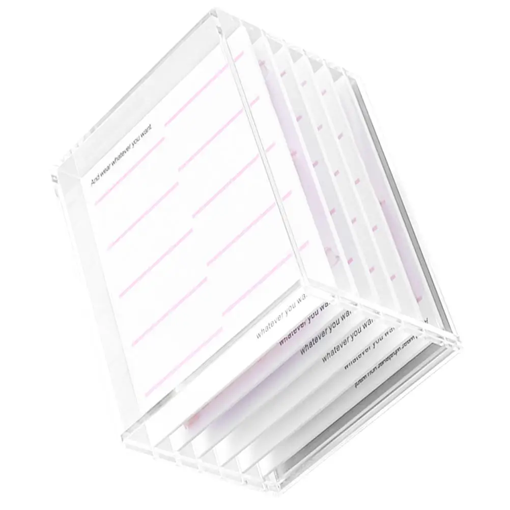 6 Layers Acrylic Nail Storage Box Clear Display Organizer for Fake Nails Chips Jewelry Case Tips manicure ornament container
6 Layers Acrylic Nail Storage Box Clear Display Organizer for Fake Nails Chips Jewelry Case Tips manicure ornament container