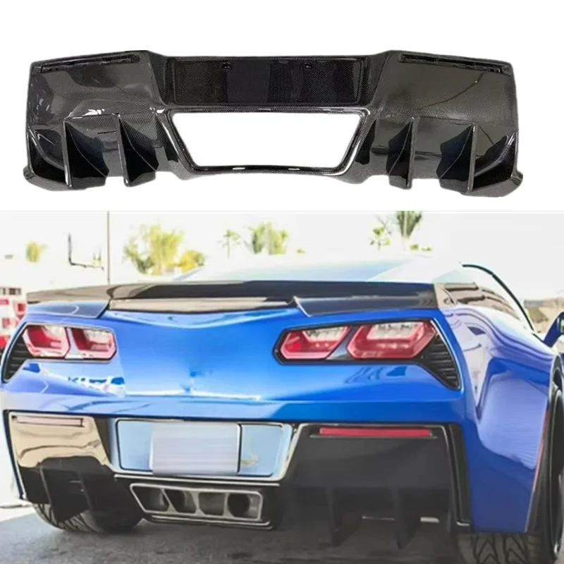 Устойчивый к атмосферным воздействиям диффузор заднего бампера из углеродного волокна FORChevrolet Corvette C7 Stingray 2014-2019 RZA
Устойчивый к атмосферным воздействиям диффузор заднего бампера из углеродного волокна FORChevrolet Corvette C7 Stingray 2014-2019 RZA