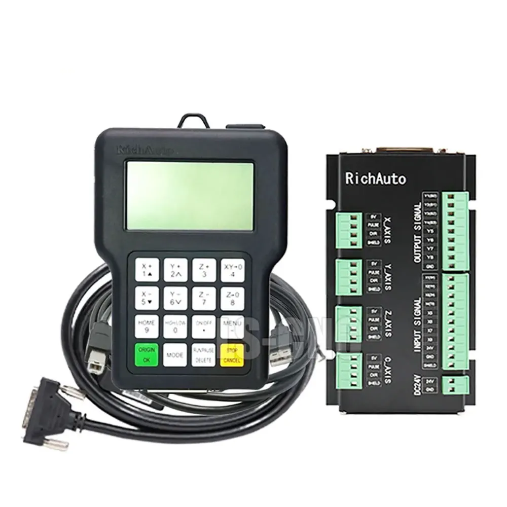 Richauto A11 3-axis Dsp Engraving Machine Handle Controller A11s A11e A11c Cnc Motion Control System English Version
Richauto A11 3-axis Dsp Engraving Machine Handle Controller A11s A11e A11c Cnc Motion Control System English Version