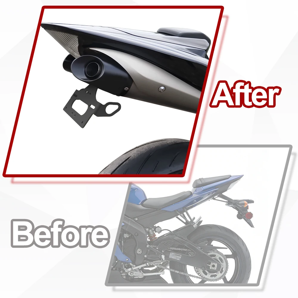 Fit For Yamaha YZF R1 YZF-R1 2004-2006 Motorcycle Accessories Rear Tail Tidy Fender Eliminator Kit License Plate Holder Bracket
Fit For Yamaha YZF R1 YZF-R1 2004-2006 Motorcycle Accessories Rear Tail Tidy Fender Eliminator Kit License Plate Holder Bracket