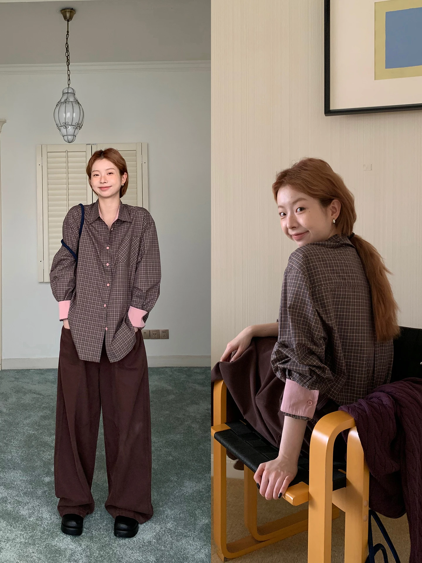 Модная женская рубашка Red Dot в клетку с длинным рукавом, прямого кроя, из хлопка, на пуговицах, с воротником, для весеннего сезона
Модная женская рубашка Red Dot в клетку с длинным рукавом, прямого кроя, из хлопка, на пуговицах, с воротником, для весеннего сезона