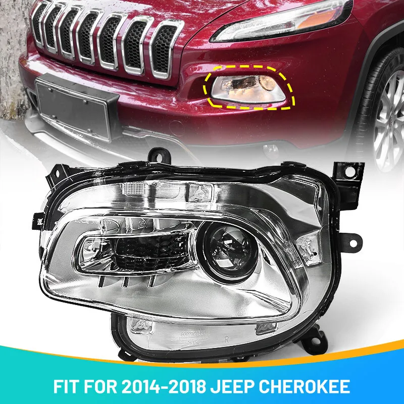 Хромированный галогенный проекционный фонарь для Jeep Cherokee 2014-2018
Хромированный галогенный проекционный фонарь для Jeep Cherokee 2014-2018