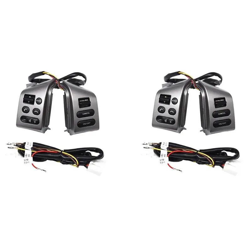 Better-2X Car Speed Cruise Control Switch For Nissan Sylphy 2008-2019 Steering Wheel Button With Wiring Harness Silver
Better-2X Car Speed Cruise Control Switch For Nissan Sylphy 2008-2019 Steering Wheel Button With Wiring Harness Silver