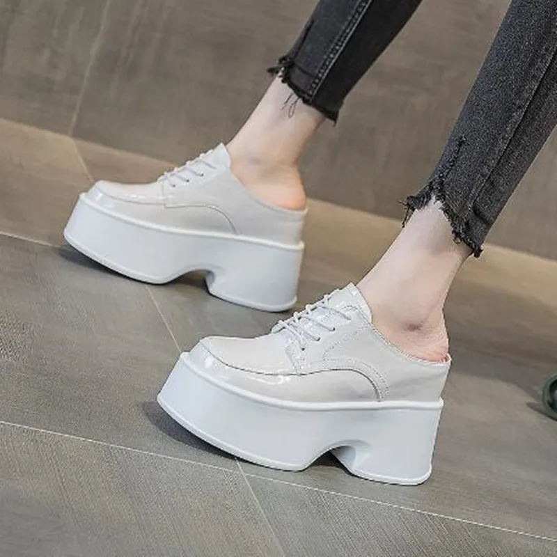 New 11CM Slippers Natural Cow Genuine Leather Platform Wedge Sneakers Pumps Summer Women ROME Ultra-Hidden Heels Vulcanize Shoes
New 11CM Slippers Natural Cow Genuine Leather Platform Wedge Sneakers Pumps Summer Women ROME Ultra-Hidden Heels Vulcanize Shoes