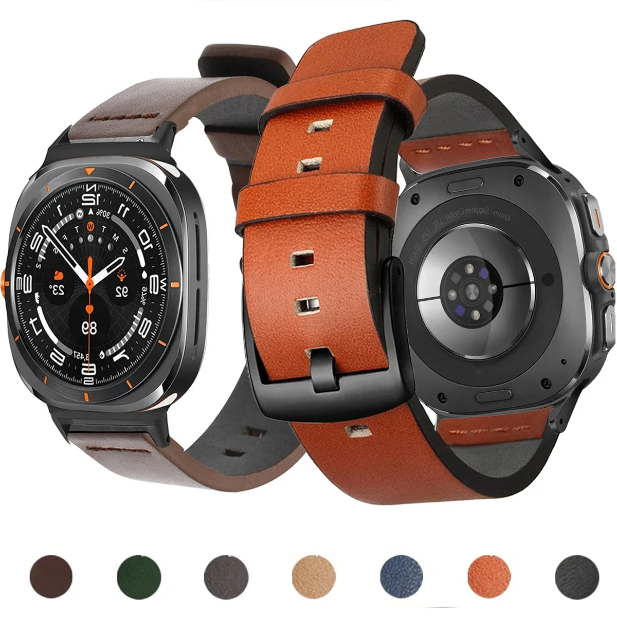 Ремешок кожаный для Samsung Galaxy Watch 7 Ultra 47 мм, браслет без зазора, Аксессуары для SAMSUNG Galaxy 7 ULTRA 47 мм
Ремешок кожаный для Samsung Galaxy Watch 7 Ultra 47 мм, браслет без зазора, Аксессуары для SAMSUNG Galaxy 7 ULTRA 47 мм