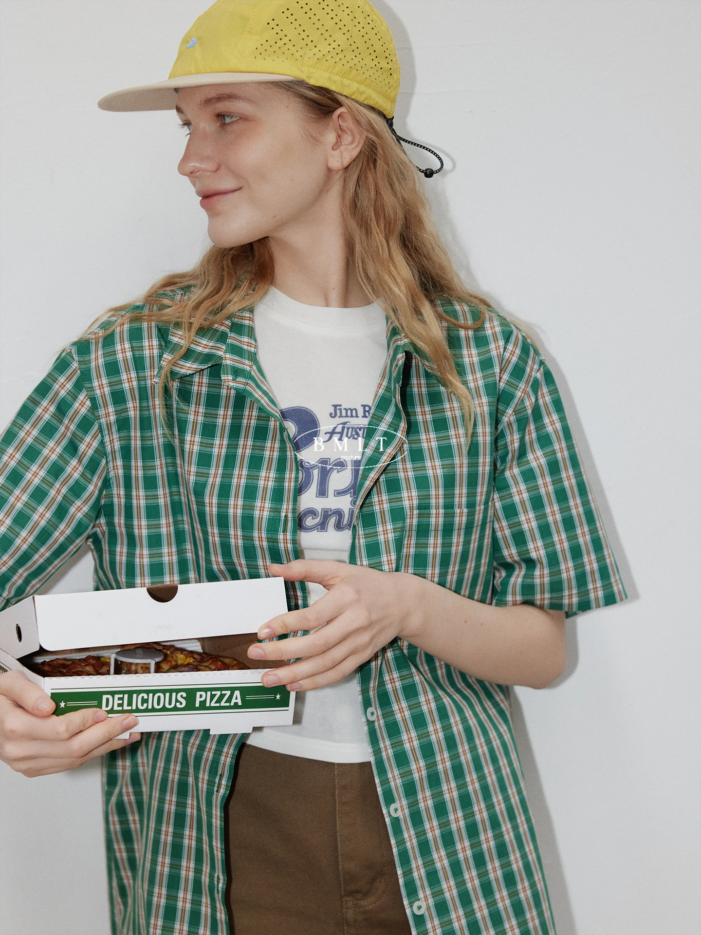 BMLT Green Countryside Retro Color Block Plaid Short Sleeve Casual Shirt Women Comfortable Loose Fit Cotton Polyester Blend
BMLT Green Countryside Retro Color Block Plaid Short Sleeve Casual Shirt Women Comfortable Loose Fit Cotton Polyester Blend