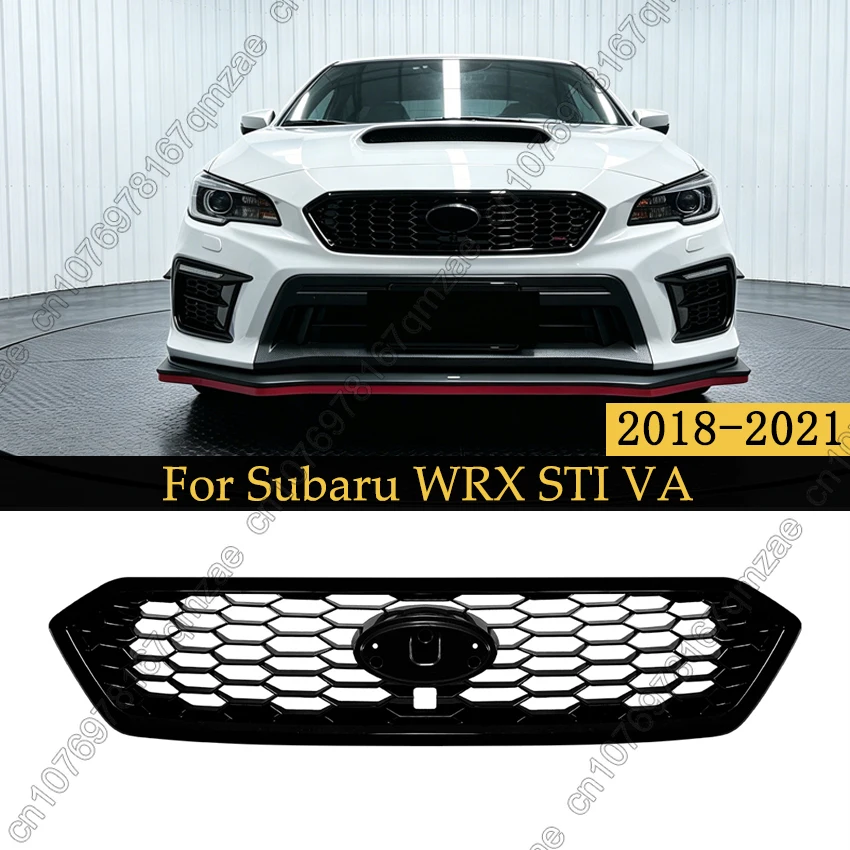 Для Subaru WRX STI VA Facelift 2017-2021: Передняя решетка бампера, глянцевая черная, с сетчатой структурой, замена декоративной накладки
Для Subaru WRX STI VA Facelift 2017-2021: Передняя решетка бампера, глянцевая черная, с сетчатой структурой, замена декоративной накладки