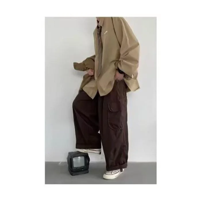 Retro Japanese Sle Spring Autumn Wide Leg Casual Pants ex Student Faionable Loose Fit Straight Leg Polyester Fiber
Retro Japanese Sle Spring Autumn Wide Leg Casual Pants ex Student Faionable Loose Fit Straight Leg Polyester Fiber