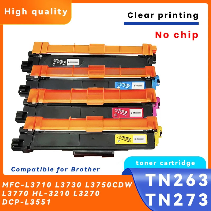 Compatible for Brother HL-L3270cdw DCP-L3551cdw MFC-L3750cdw MFC-3770cdw Hong Kong TN263 TN267 toner cartridge Printer Cartridge
Compatible for Brother HL-L3270cdw DCP-L3551cdw MFC-L3750cdw MFC-3770cdw Hong Kong TN263 TN267 toner cartridge Printer Cartridge
