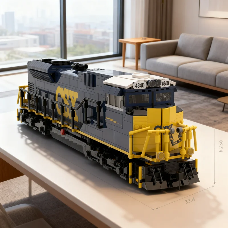 2016pcs MOC CSX SD70ACE Train Model Building blocks Construction Christmas gifts toy creative DIY idea Brick toys Architecture
2016pcs MOC CSX SD70ACE Train Model Building blocks Construction Christmas gifts toy creative DIY idea Brick toys Architecture