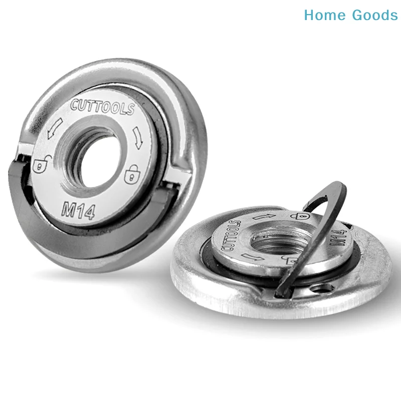 1Pc M14 Thread Angle Grinder Self-Locking Pressing Plate Angle Grinder Pressing Plate Quick Release Flange Nut Power Chuck Tools
1Pc M14 Thread Angle Grinder Self-Locking Pressing Plate Angle Grinder Pressing Plate Quick Release Flange Nut Power Chuck Tools