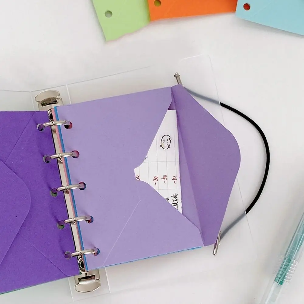 5pcs Candy Color Envelope Loose Leaf Refill Paper Category Page Tab Mini Hole Puncher M5 A8 Inner Refill Spiral Binder Paper
5pcs Candy Color Envelope Loose Leaf Refill Paper Category Page Tab Mini Hole Puncher M5 A8 Inner Refill Spiral Binder Paper