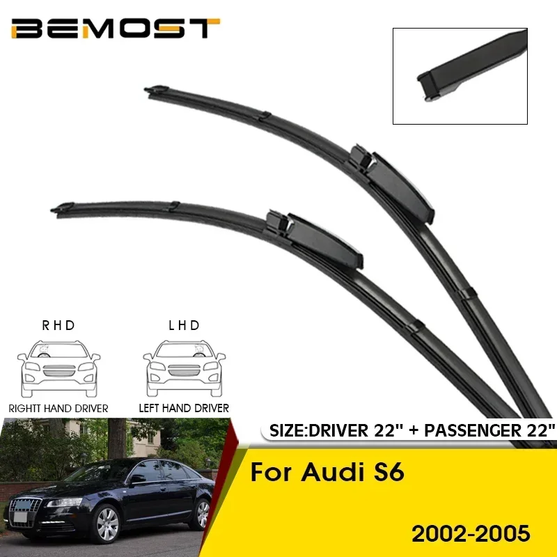 Автотовары Щетки стеклоочистителей стеклоочиститель дворник car wiper blade 22"+22" For Audi S6 2002-2005
Автотовары Щетки стеклоочистителей стеклоочиститель дворник car wiper blade 22"+22" For Audi S6 2002-2005