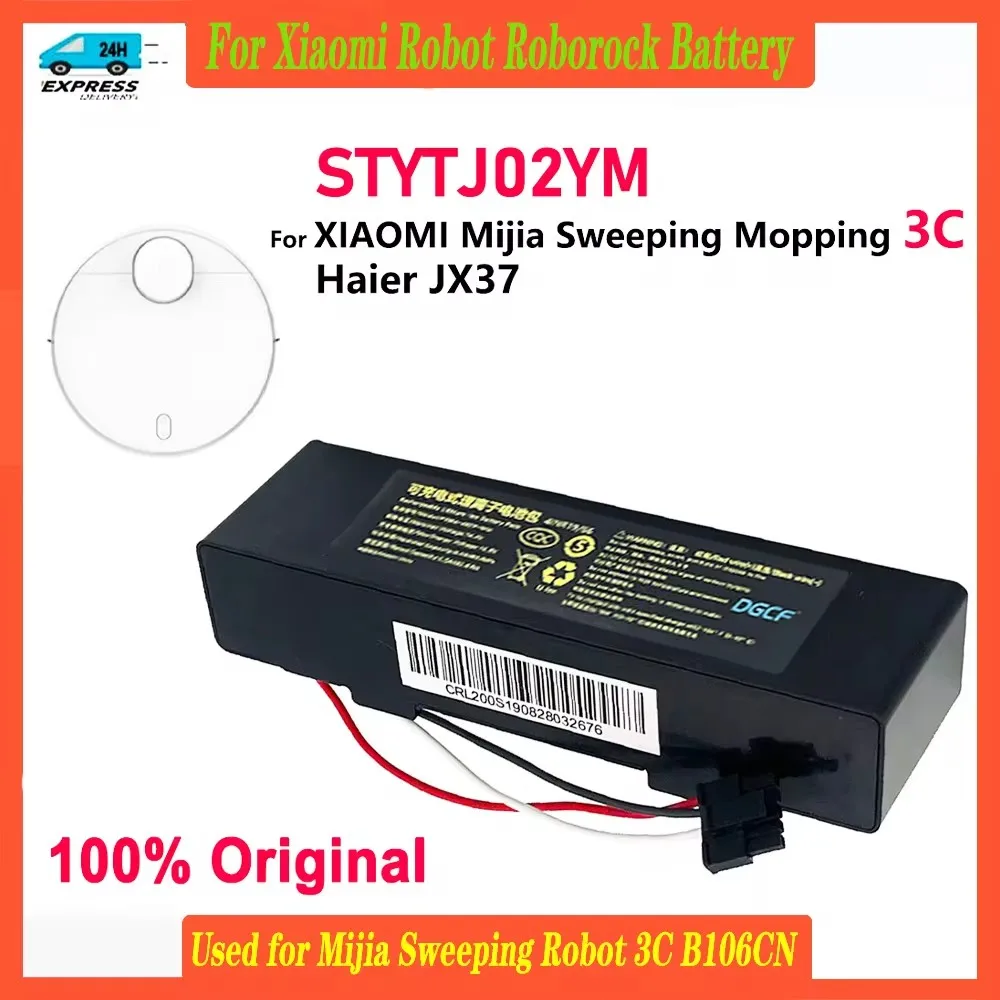 Original Li-ion Battery Replacement for Xiaomi Mijia STYTJ02YM / Mop Pro / Mop P Robot Vacuum Cleaner Spare Parts Accessories
Original Li-ion Battery Replacement for Xiaomi Mijia STYTJ02YM / Mop Pro / Mop P Robot Vacuum Cleaner Spare Parts Accessories