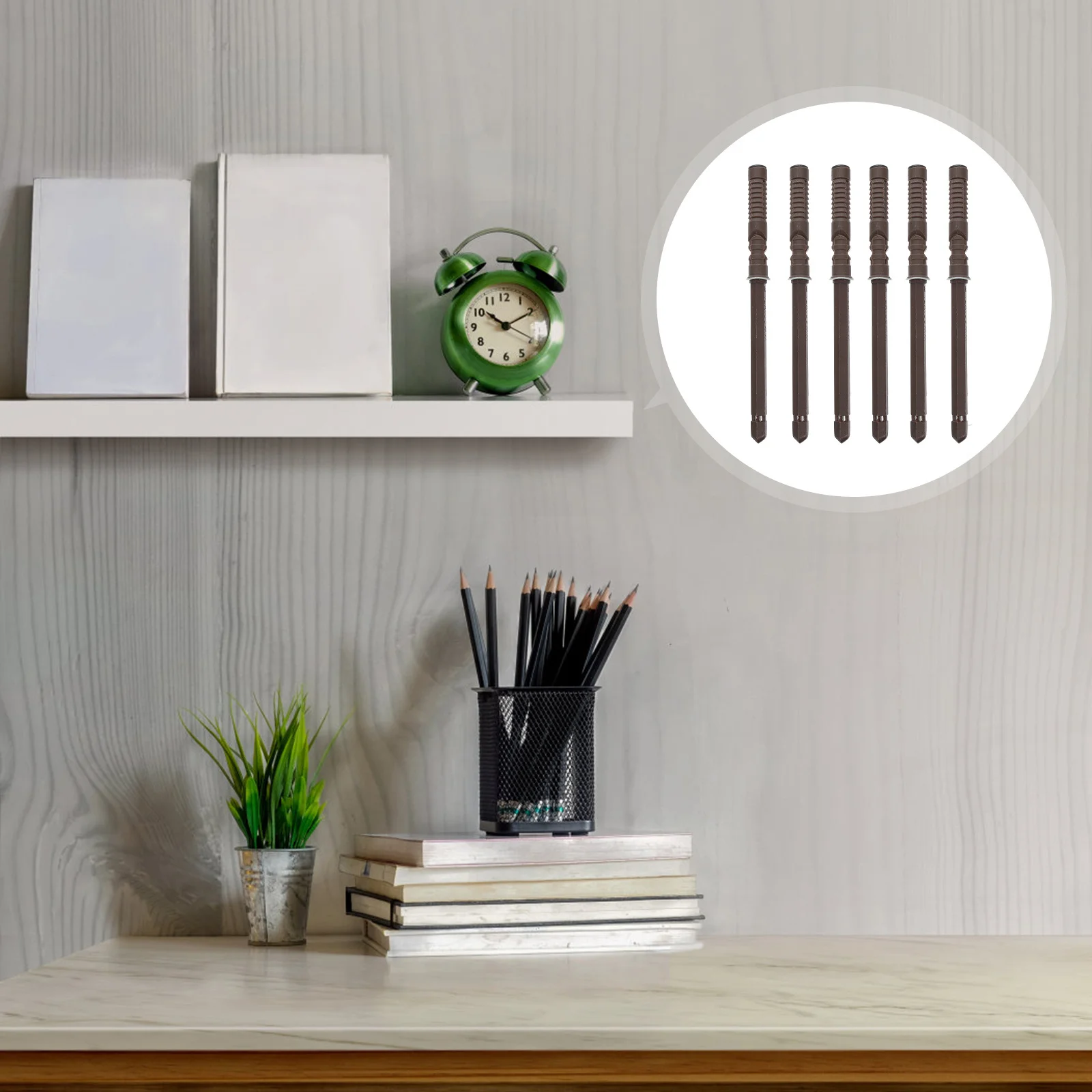 6Pcs Shelf Support Floating Shelf Bracket Heavy Duty Wall Board Support with Anti-Rust Alloy Structure Brown Floating Bracket
6Pcs Shelf Support Floating Shelf Bracket Heavy Duty Wall Board Support with Anti-Rust Alloy Structure Brown Floating Bracket