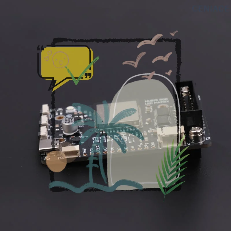 S3 LED Matrix Portal CircuitPython Powered Internet Display, ESP32 Module for DIY Computer Projects
S3 LED Matrix Portal CircuitPython Powered Internet Display, ESP32 Module for DIY Computer Projects