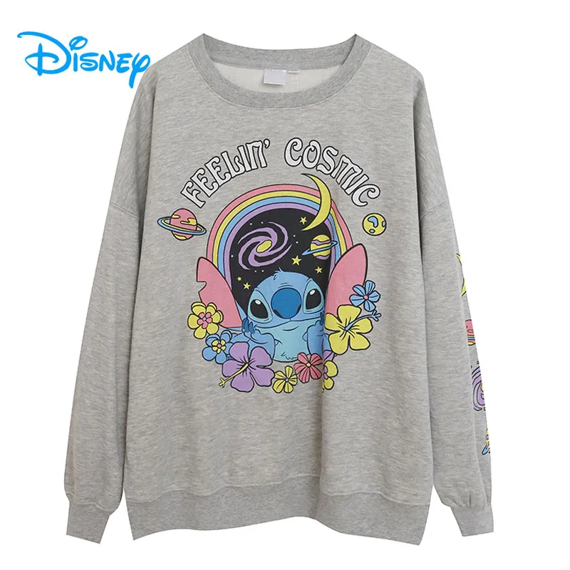 Disney Stitch Fleece Sweatshirt Women Casual Loose Pullover Tops O Neck Long Sleeve Cartoon Jumper Boyfriend Fashion Streetwear
Disney Stitch Fleece Sweatshirt Women Casual Loose Pullover Tops O Neck Long Sleeve Cartoon Jumper Boyfriend Fashion Streetwear