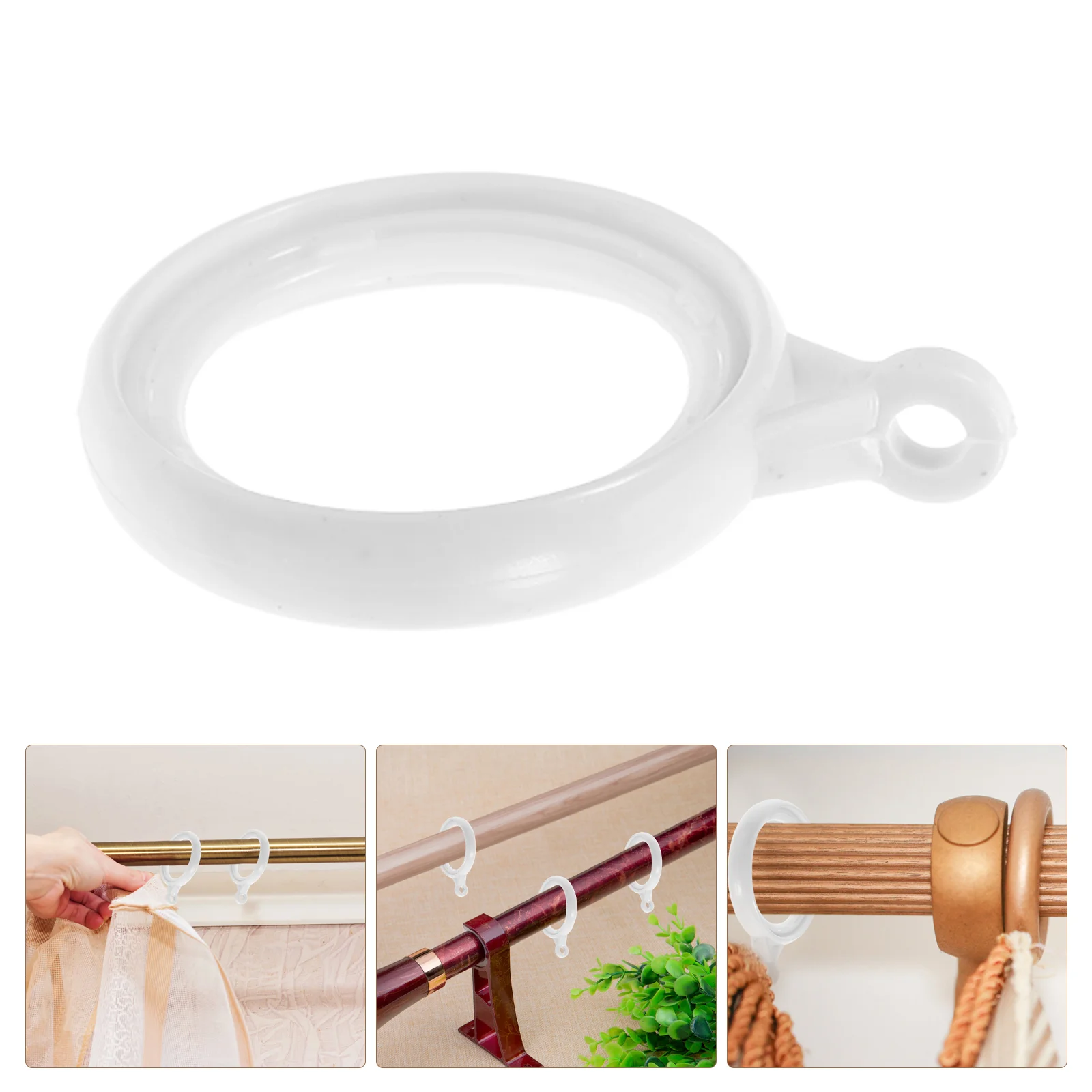 12 Pcs Curtain Hook Ring Rings Plastic Accessories Round Fixing Spacers for Eyelet Curtains Hanging
12 Pcs Curtain Hook Ring Rings Plastic Accessories Round Fixing Spacers for Eyelet Curtains Hanging