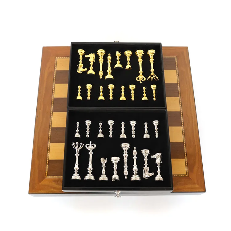 Professional Chess Manufacturer Metal Chess Set Colored Chess Pieces With Folding Chessboard For Adults And Kids
Professional Chess Manufacturer Metal Chess Set Colored Chess Pieces With Folding Chessboard For Adults And Kids