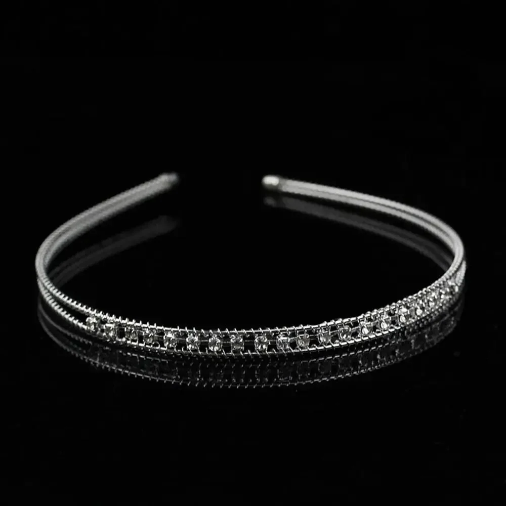 Chic Women Metal Head Piece Crystal Headband Jewelry Silver Color Shine Hair Accessories
Chic Women Metal Head Piece Crystal Headband Jewelry Silver Color Shine Hair Accessories