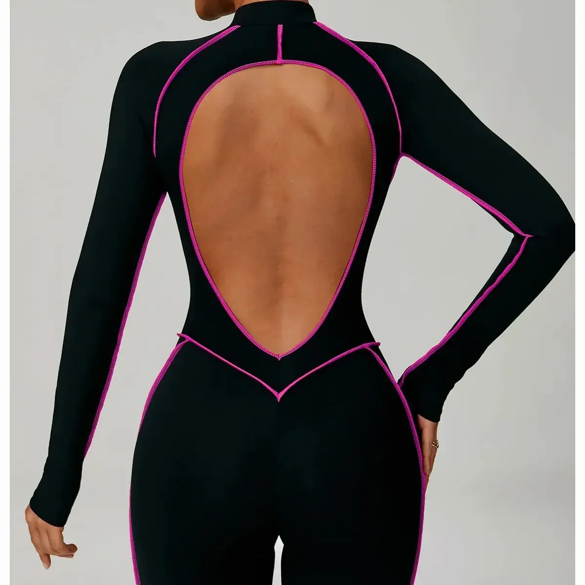 Цельный комплект для йоги, женский комбинезон с длинными рукавами, быстросохнущий облегающий комбинезон с открытой спиной и открытой спиной, высокоэластичный комбинезон для тренировок в тренажерном зале
Цельный комплект для йоги, женский комбинезон с длинными рукавами, быстросохнущий облегающий комбинезон с открытой спиной и открытой спиной, высокоэластичный комбинезон для тренировок в тренажерном зале