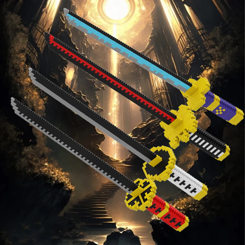 Cartoon Sword Weaponry Accessories Game Model Toys Children's Building Blocks Bricks Small Particles Gifts
Cartoon Sword Weaponry Accessories Game Model Toys Children's Building Blocks Bricks Small Particles Gifts