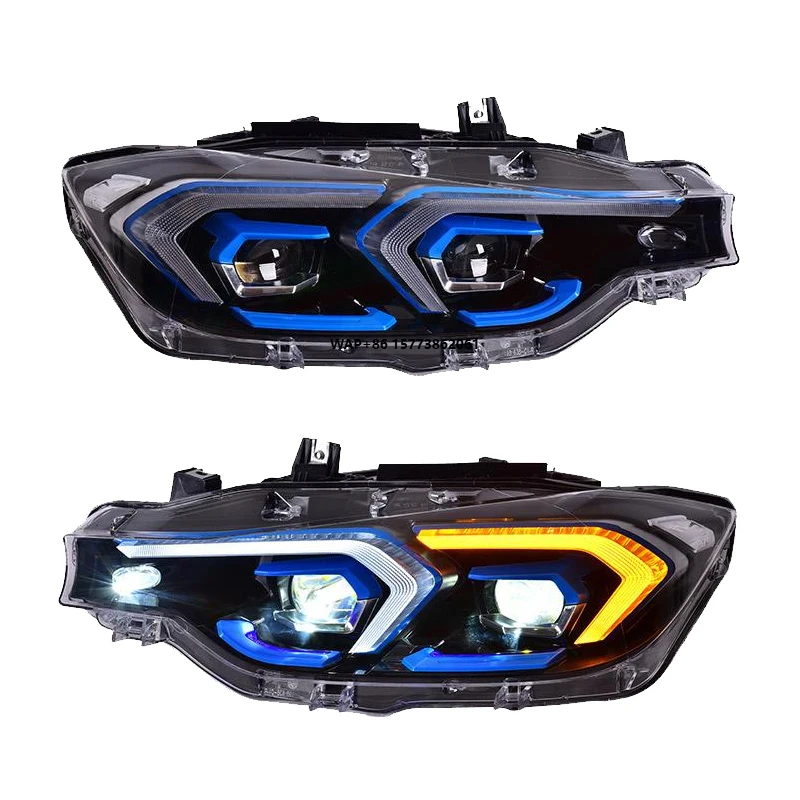 Комплект из 2 фар для BMW 3 серии F30 LCI (2012-2019) с двумя линзами, обновленные светодиодные фары DRL
Комплект из 2 фар для BMW 3 серии F30 LCI (2012-2019) с двумя линзами, обновленные светодиодные фары DRL