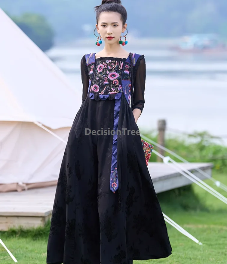 2025 advanced sense jacquard embroidery dress improved vintage fashionable qipao dress elegant casual loose chinese style robe
2025 advanced sense jacquard embroidery dress improved vintage fashionable qipao dress elegant casual loose chinese style robe